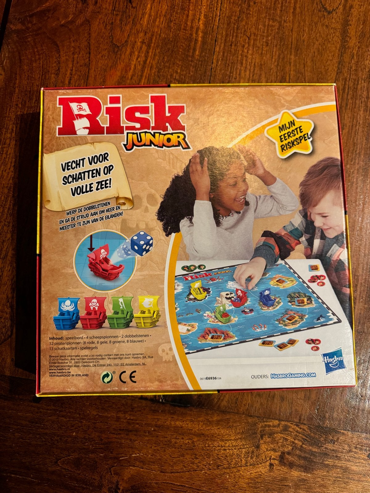 Risk Junior: Mijn Eerste Riskspel - Hasbro Gaming, Een of twee spelers, Ophalen, Zo goed als nieuw