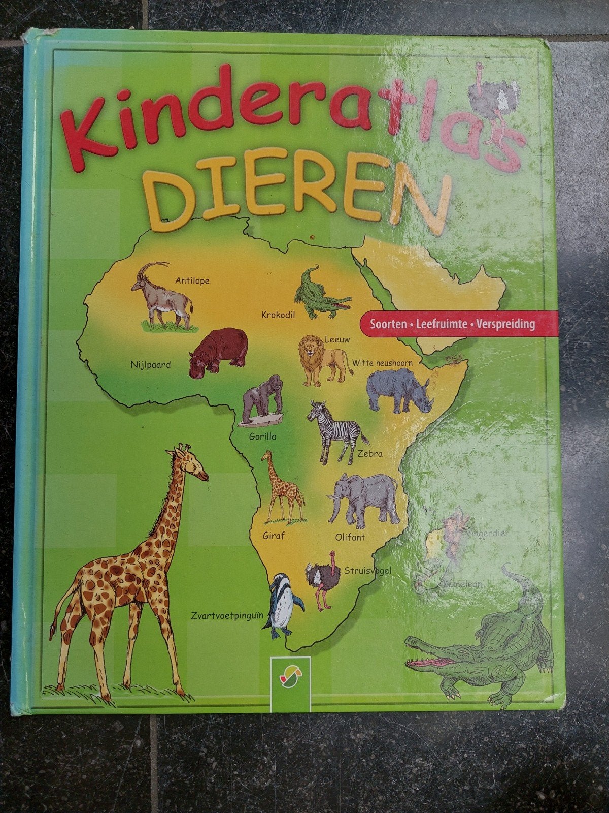 kinderatlas - dieren, Ophalen of Verzenden, Zo goed als nieuw, Non-fictie