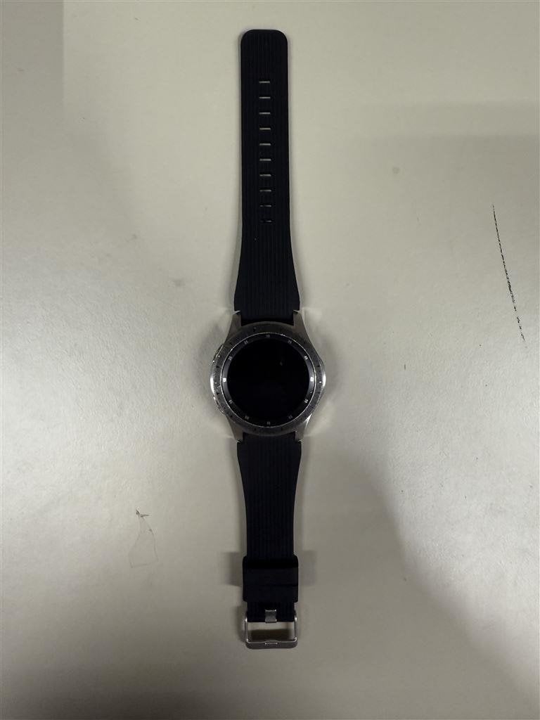 Horloge - Samsung Galaxy Watch SM-R800 46mm Smartwatch GPS W, Ophalen of Verzenden, Zo goed als nieuw, Zilver, Zilver