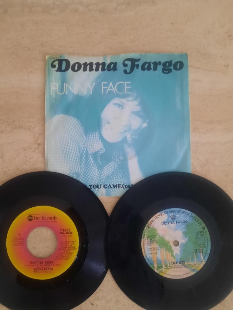 3x vinyl singel van Donna Fargo, Ophalen of Verzenden, Zo goed als nieuw, Pop