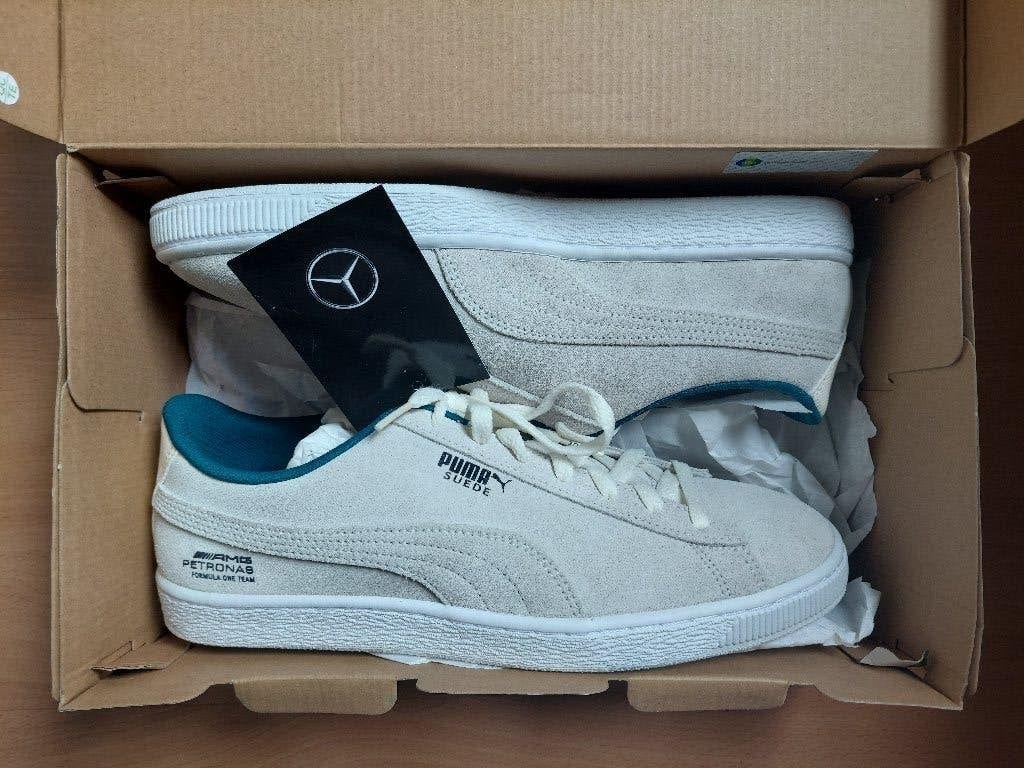 Suede Formule 1 Mercedes Benz Schoenen (maat 42), Kleding | Heren, Ophalen of Verzenden, Nieuw