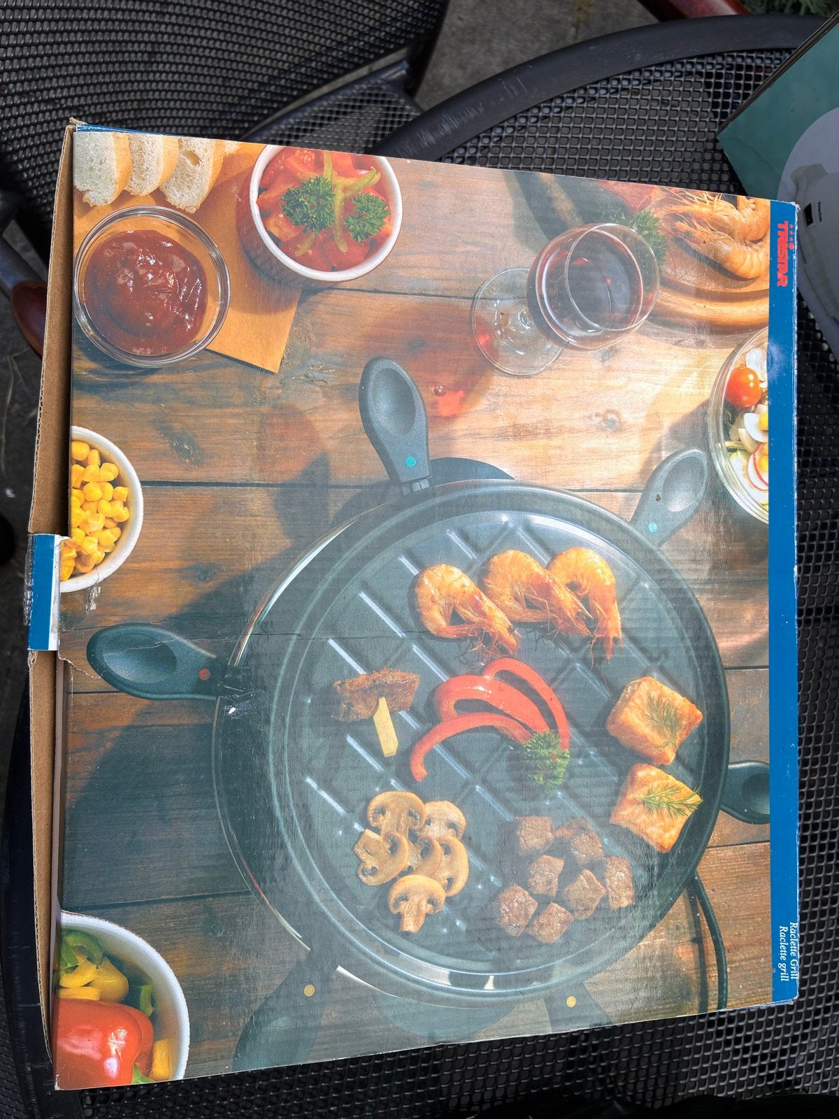 Tefal Raclette Grill - Zo goed als nieuw, Ophalen of Verzenden, Gebruikt, 4 t/m 7 personen
