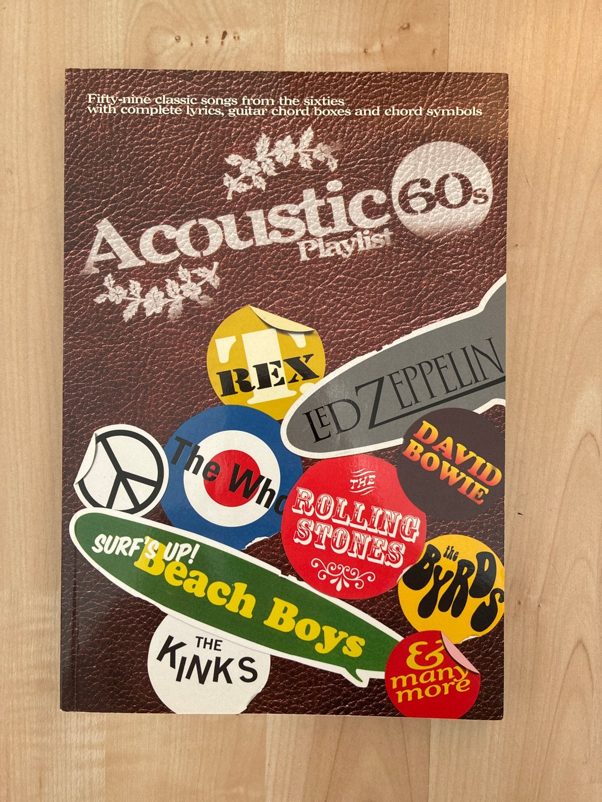 Acoustic 60s Playlist Gitaar Liedboek met Akkoorden, Gitaar, Ophalen of Verzenden, Zo goed als nieuw, Thema