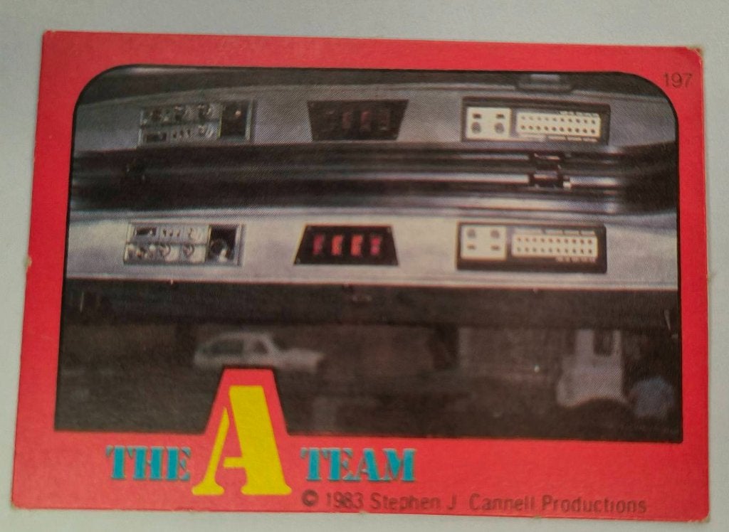 The A-Team Monty Gum 1983 no.197, Verzamelen, Ophalen of Verzenden, Nieuw, Foto of Kaart