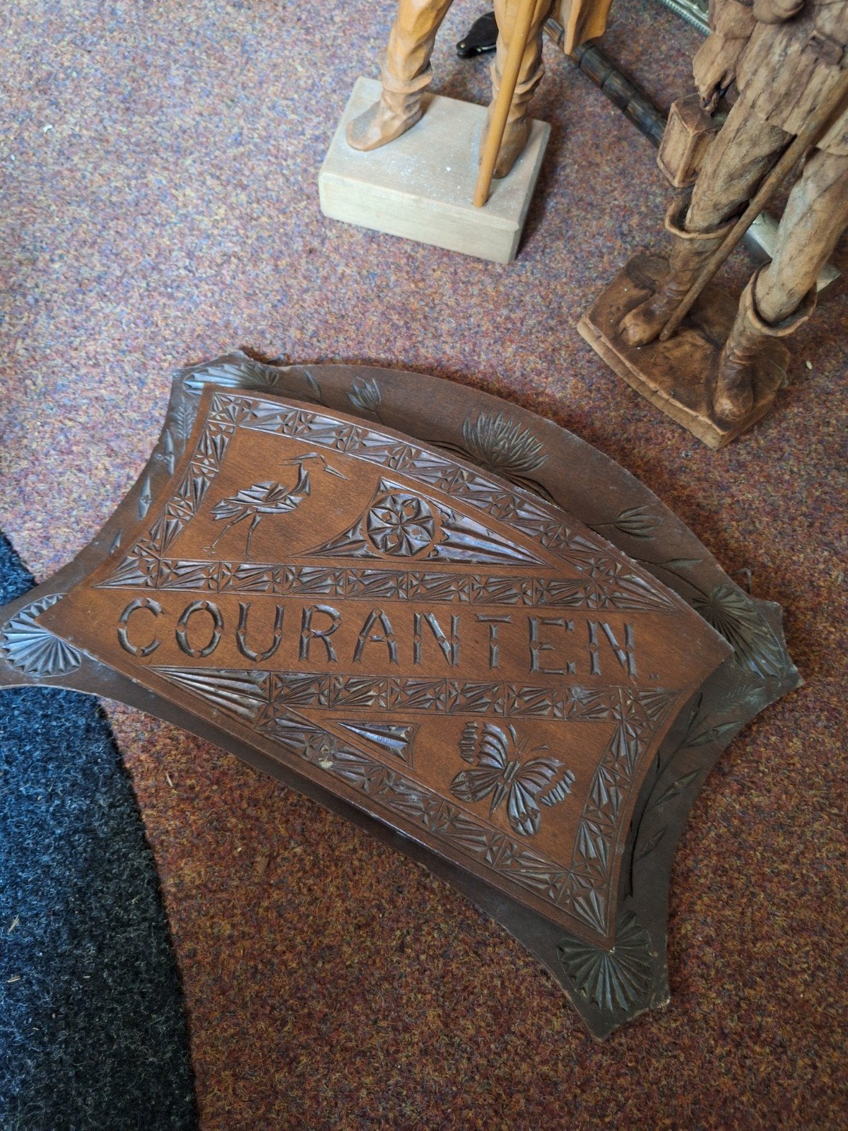 Oude Couranten hanger., Antiek en Kunst, Ophalen