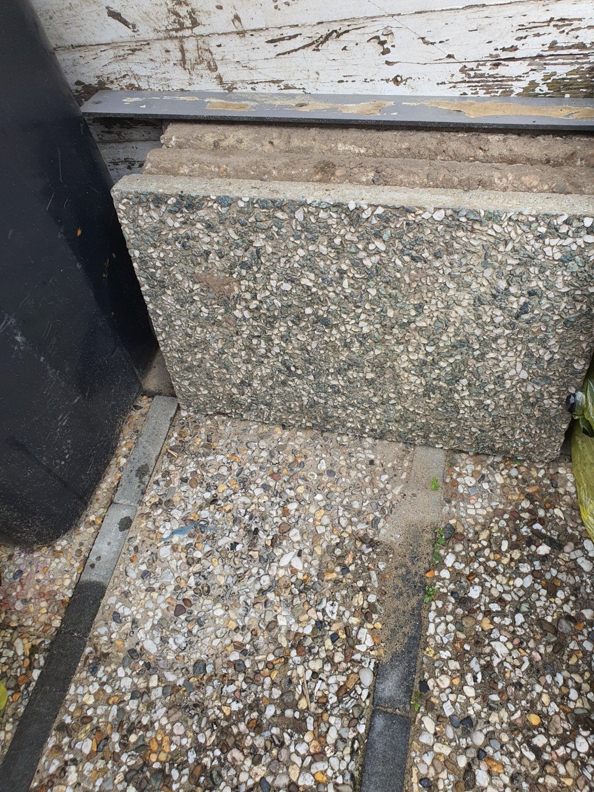 Gratis 4 Grindtegels 60x40cm, Tuin en Terras, Ophalen, Gebruikt, Minder dan 5 m², Grind