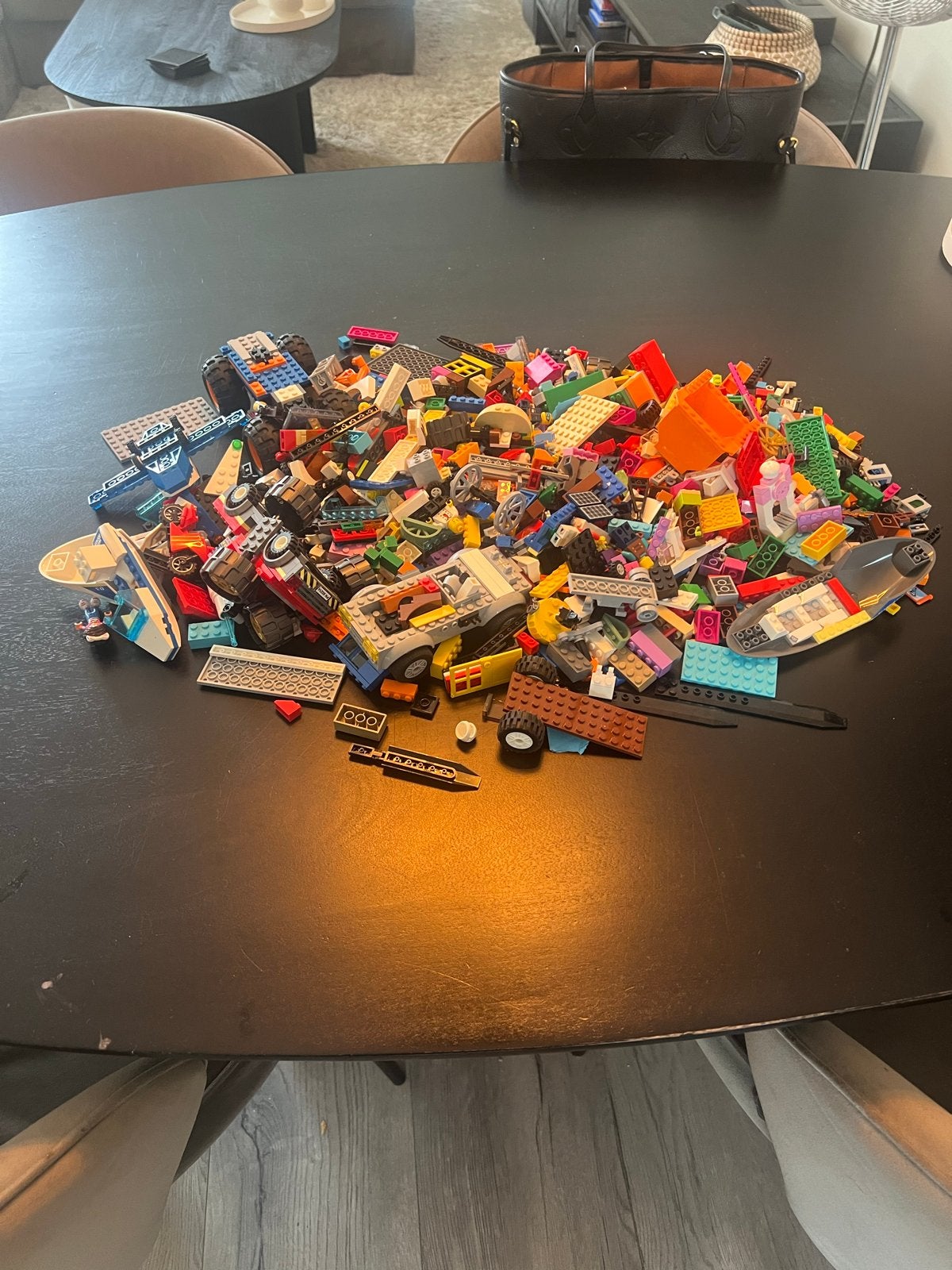partij Lego met wegplaten en bouwplaat, Kinderen en Baby's, Speelgoed | Duplo en Lego, Gebruikt, Inclusief extra onderdelen, Lego