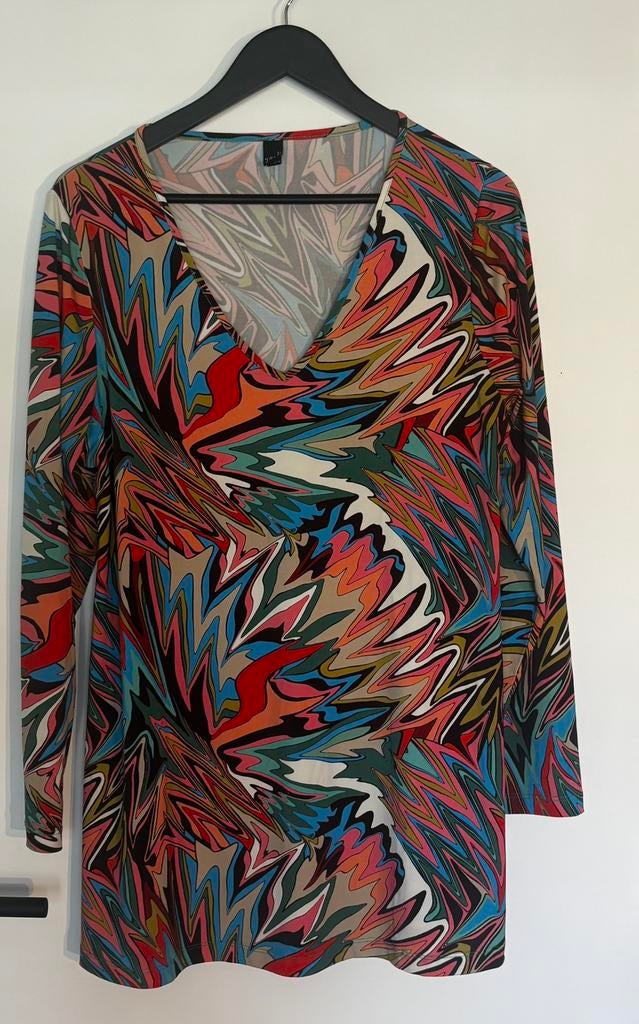 YOUK tuniek multicolor M (42/44), Ophalen of Verzenden, Zo goed als nieuw, Overige kleuren, Blouse of Tuniek