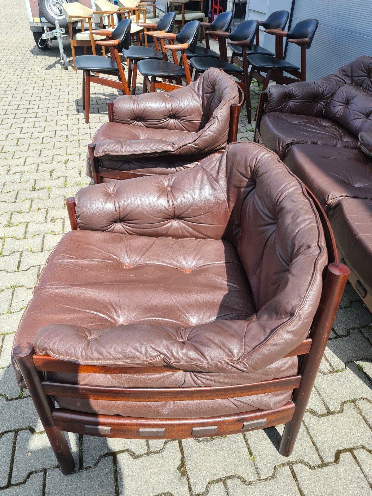 Bank en 2x fauteuils Sven Ellekaer, Ophalen