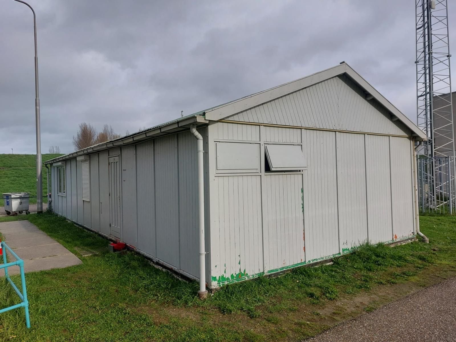 Gedemonteerde Schottenkeet / woonunit /  kantoorunit, Ophalen, Gebruikt