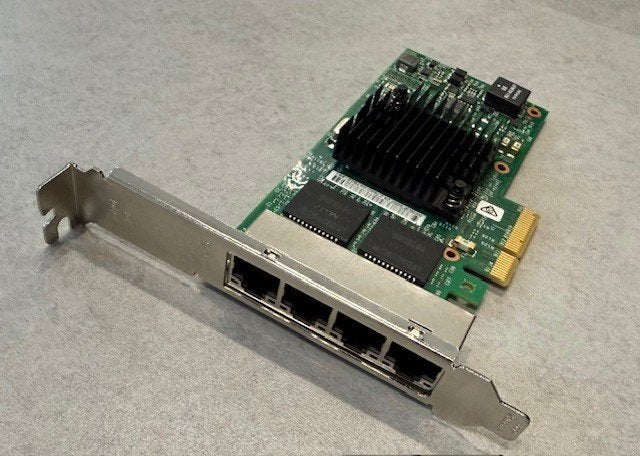 Intel Ethernet Server Adapter I350-T4 - Netwerkadapter, Ophalen of Verzenden, Refurbished, Intern, Intel