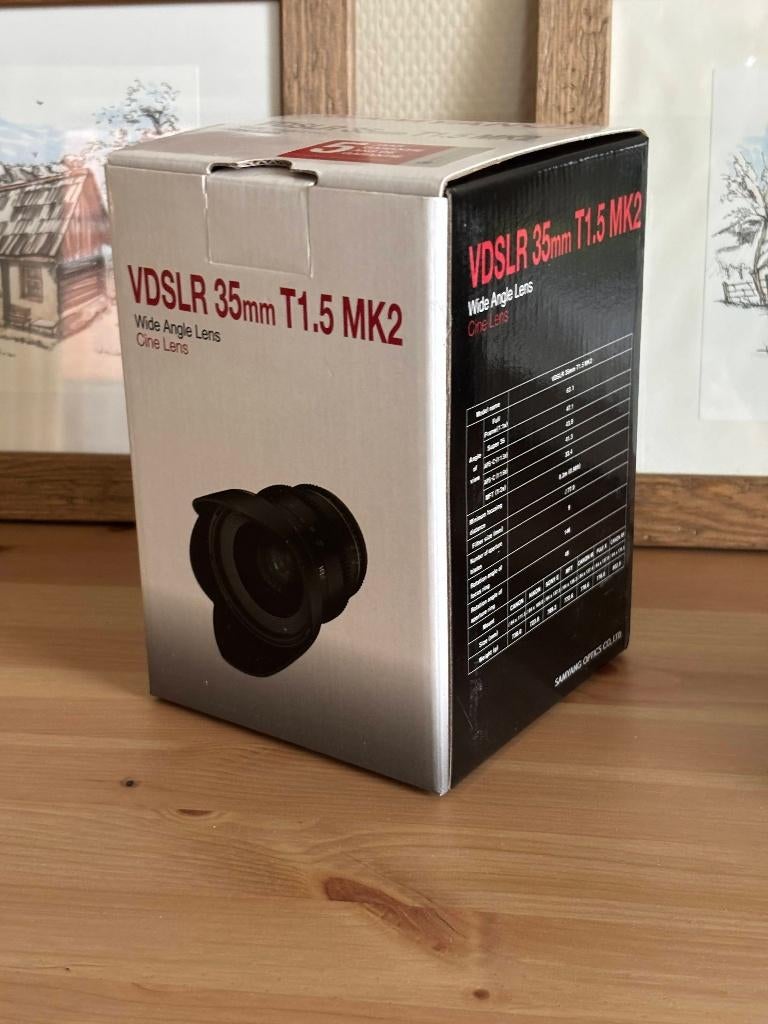 Samyang VDSLR 35mm T1.5 MK2 Fuji X --- NIEUW!, Audio, Tv en Foto, Fotografie | Lenzen en Objectieven, Ophalen of Verzenden, Nieuw