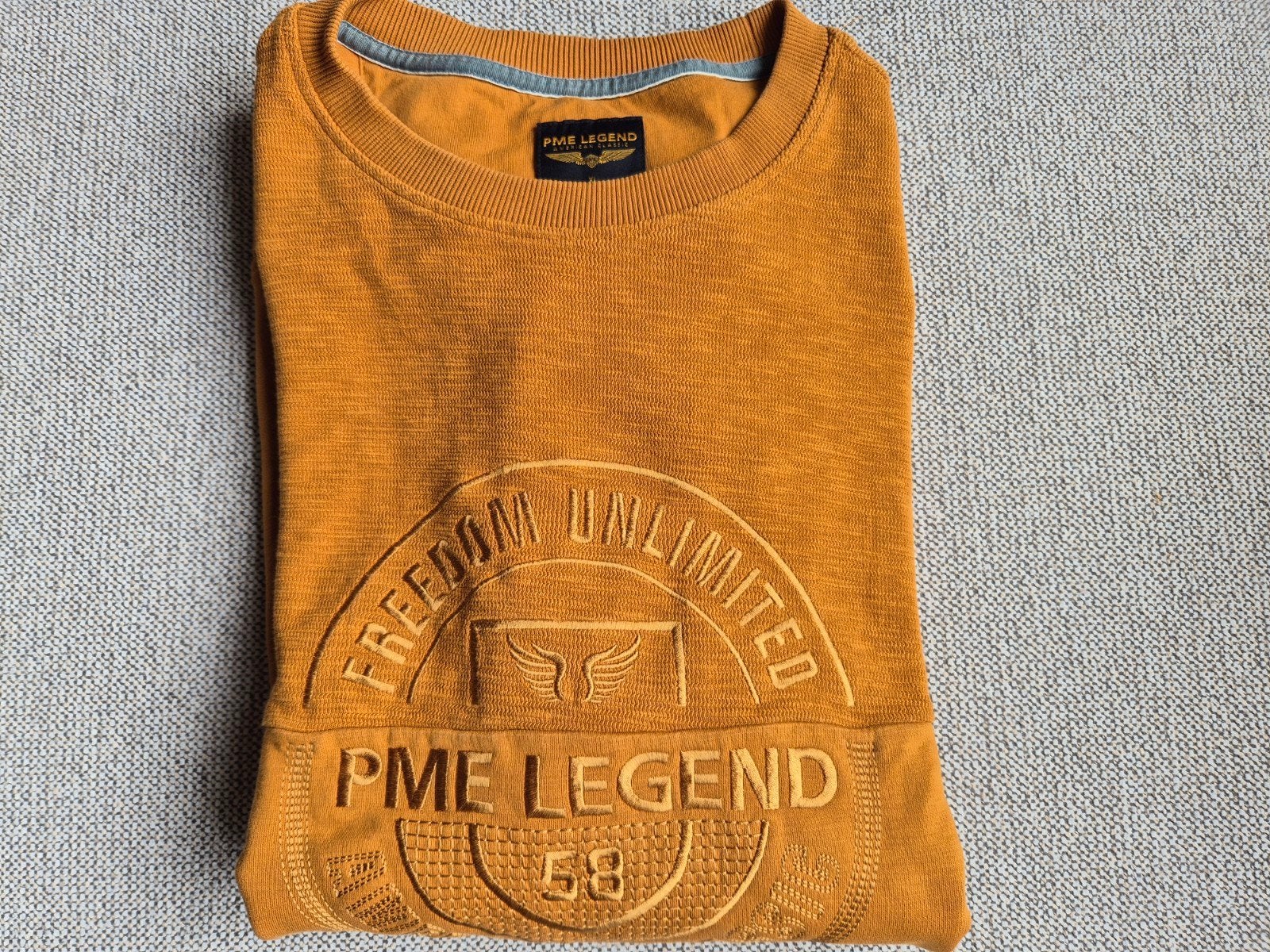 Pme Legend Pall Mall sweater trui Gold maat XL, Kleding | Heren, Verzenden, ., Maat 56/58 (XL), Zo goed als nieuw