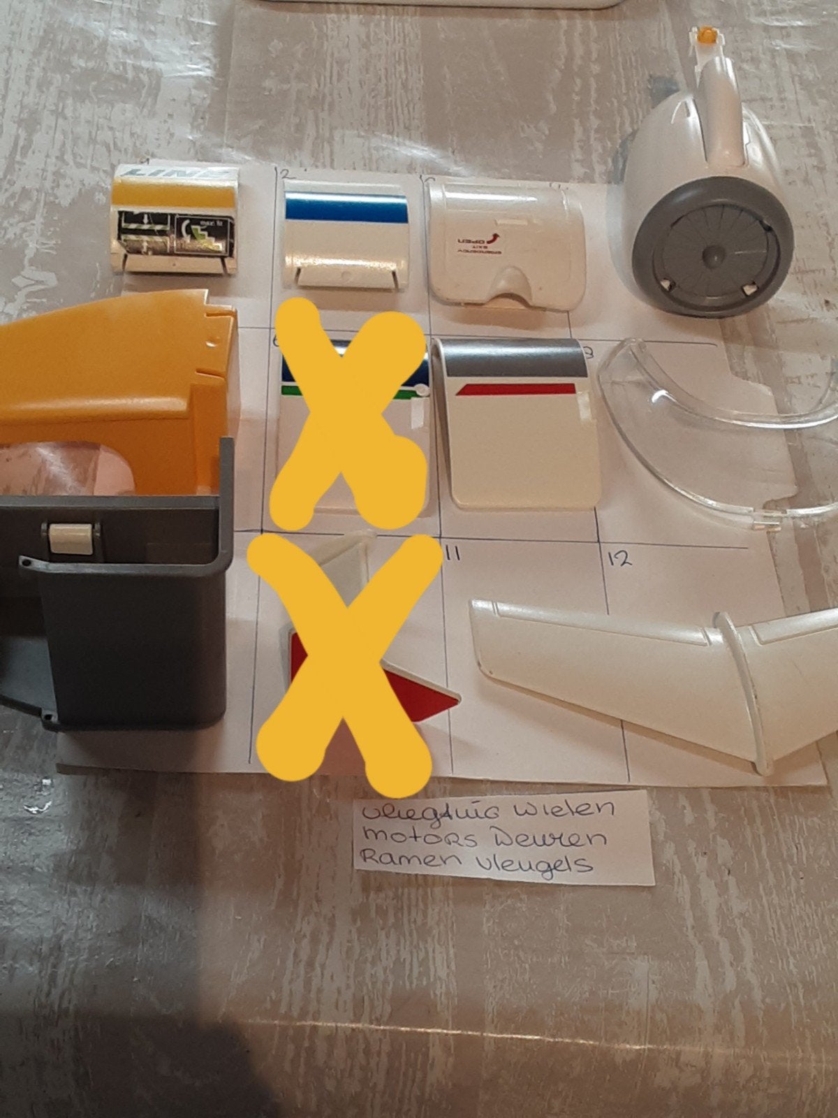 onderdelen vliegtuig. 3, Losse onderdelen, Voertuig, Ophalen of Verzenden, Zo goed als nieuw