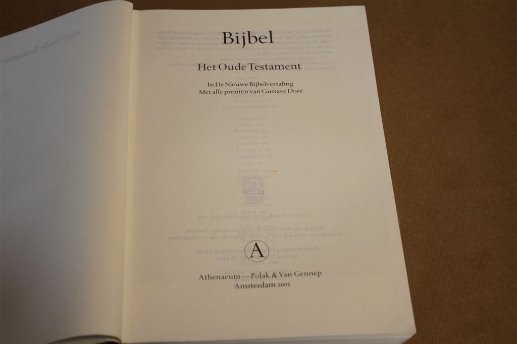 Bijbel. Het Oude Testament. Gustave Doré., Boeken, Ophalen of Verzenden, Nieuw