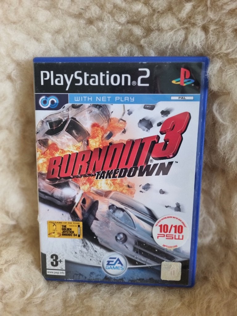 Playstation 2 - Burnout 3 takedown, Gebruikt, 1 speler, Racen en Vliegen, Ophalen of Verzenden