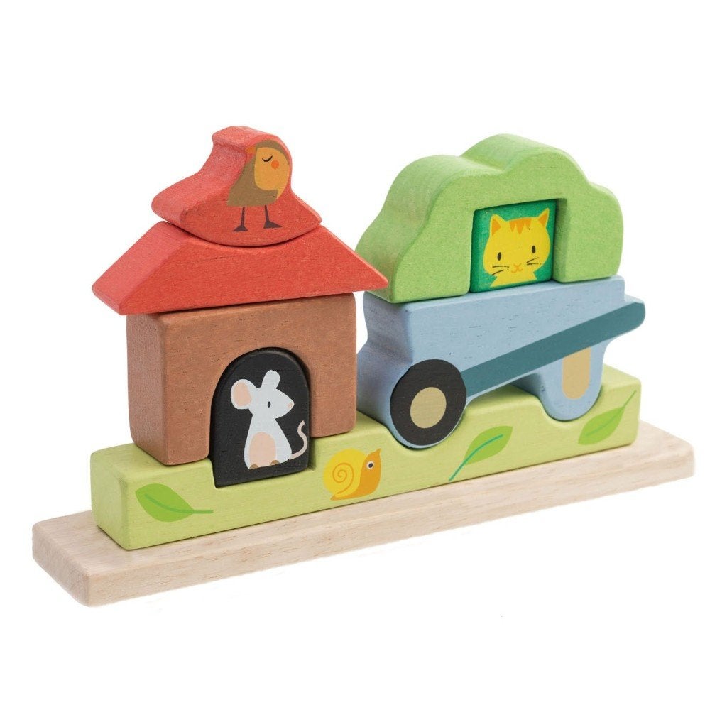 Houten Magnetische Puzzel Tuin Tender Leaf Toys, Dam bv, Info@dam.be, Nieuw, Ophalen of Verzenden