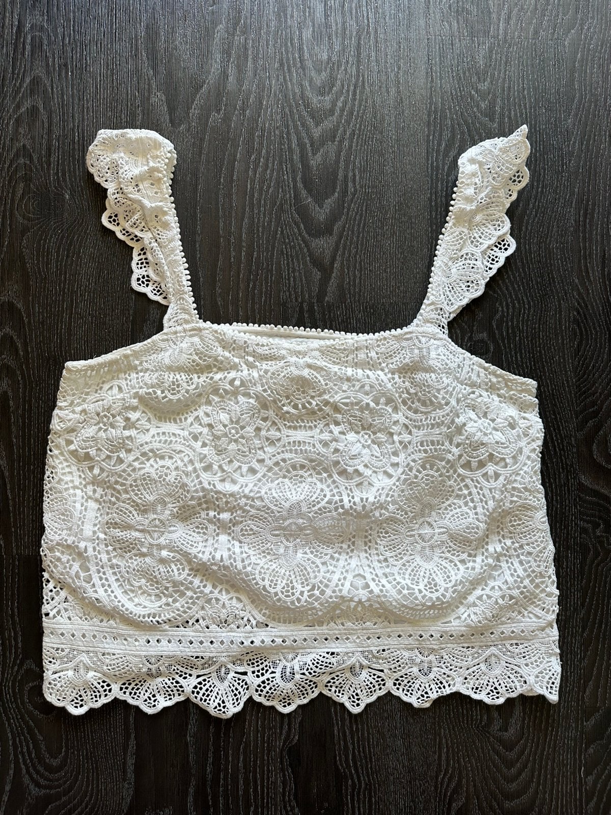 Sezane broderie top ecru/gebroken wit maat 44/46, Kleding | Dames, Overige kleuren, Maat 42/44 (L), Ophalen of Verzenden, Zo goed als nieuw