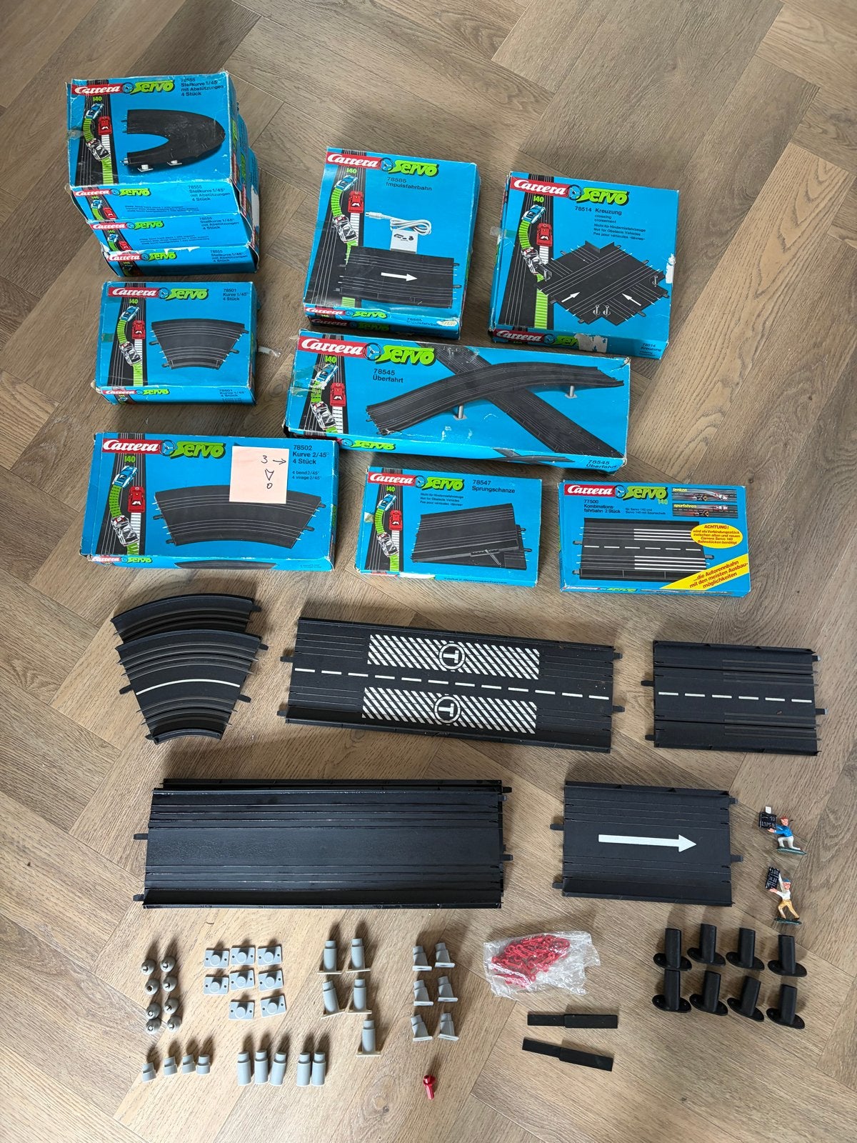 Partij Carrera servo 140 baandelen, Kinderen en Baby's, Ophalen of Verzenden, Elektrisch, Carrera