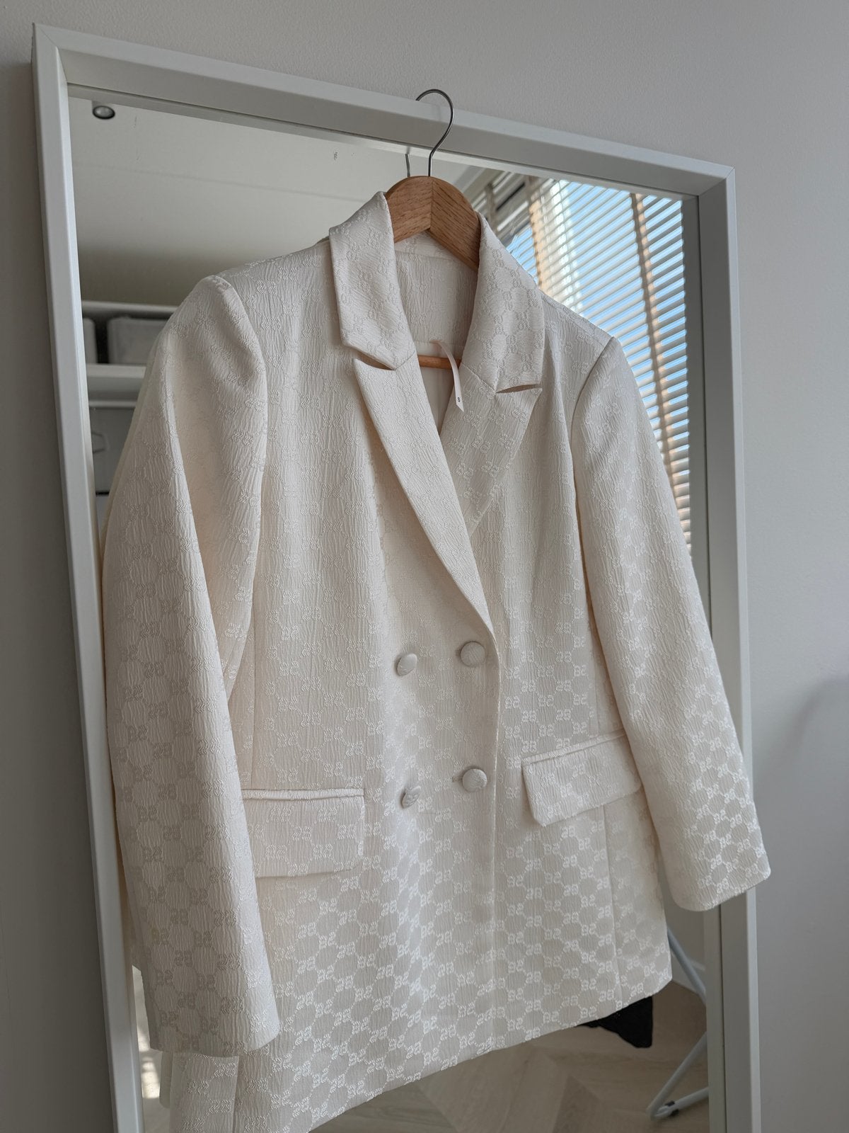 Witte/roomkleurige blazer - nieuw, nooit gedragen, Kleding | Dames, Ophalen, Wit, Nieuw, Jasje