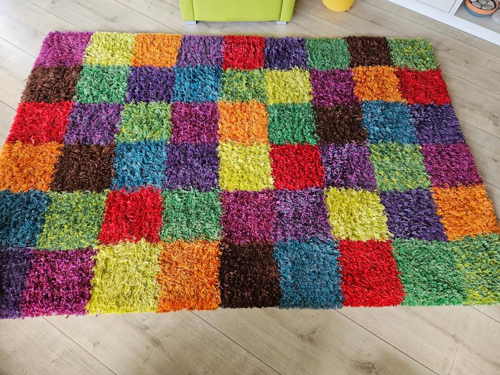 Vrolijk Gekleurd Vloerkleed 160x240cm, Huis en Inrichting, Stoffering | Tapijten en Kleden, Ophalen, 150 tot 200 cm, 200 cm of meer