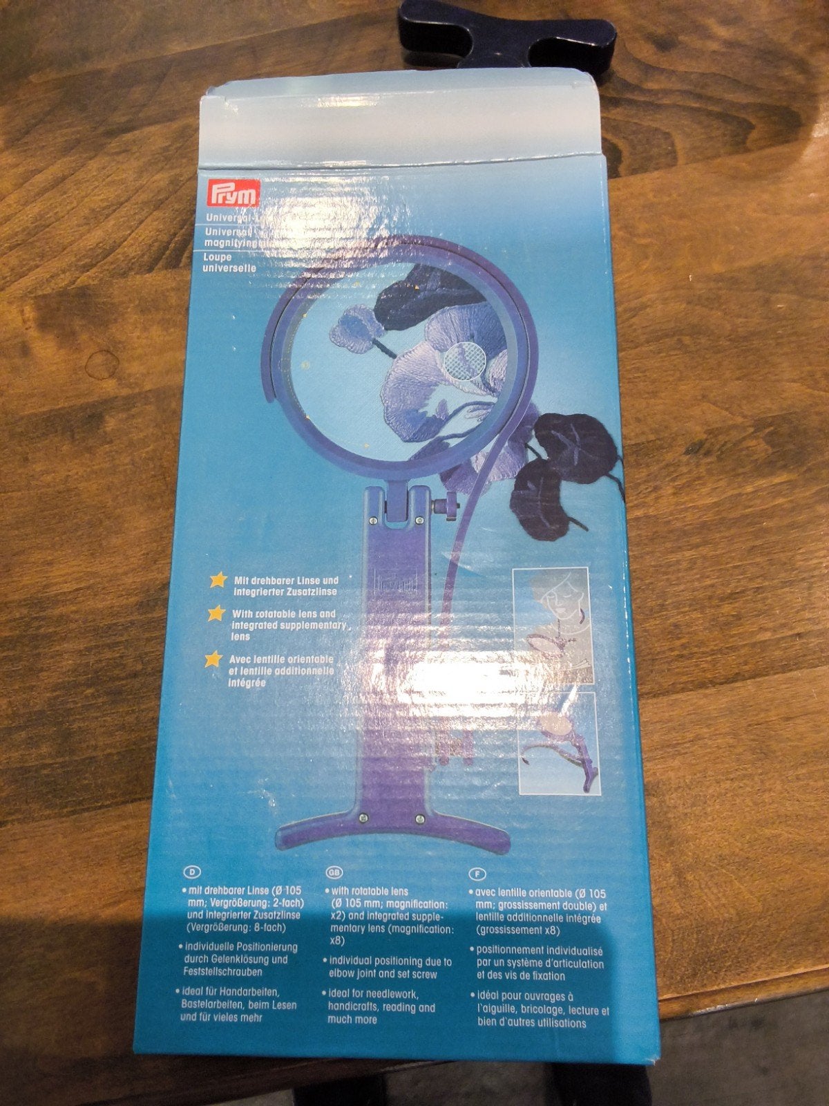 Prym Universele Loep met Vergroting (8-voudig), Verzenden, Zo goed als nieuw, Vergrootglas of Loep