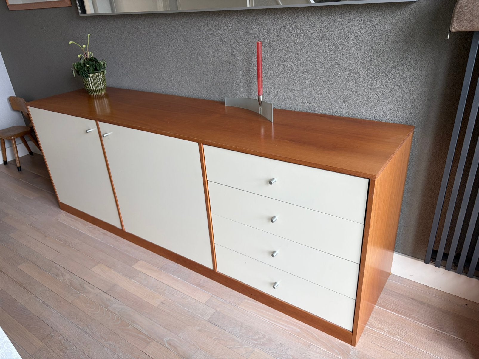 Mooi dressoir, Pastoe style, Ophalen, Met deur(en), Zo goed als nieuw, 200 cm of meer