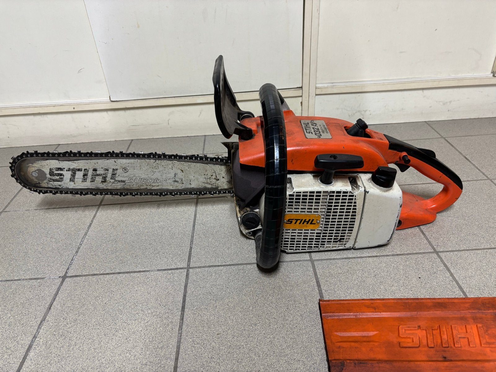 Stihl 032 AV Kettingzaag - Krachtige  Zaag, Gebruikt, Kettingzaag, Ophalen of Verzenden, 30 tot 70 mm