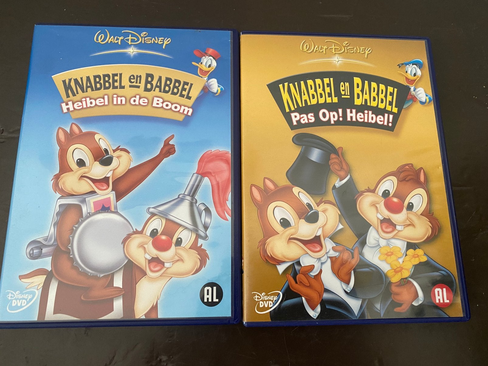 2x Knabbel & Babbel dvds, Alle leeftijden, Ophalen of Verzenden, Zo goed als nieuw