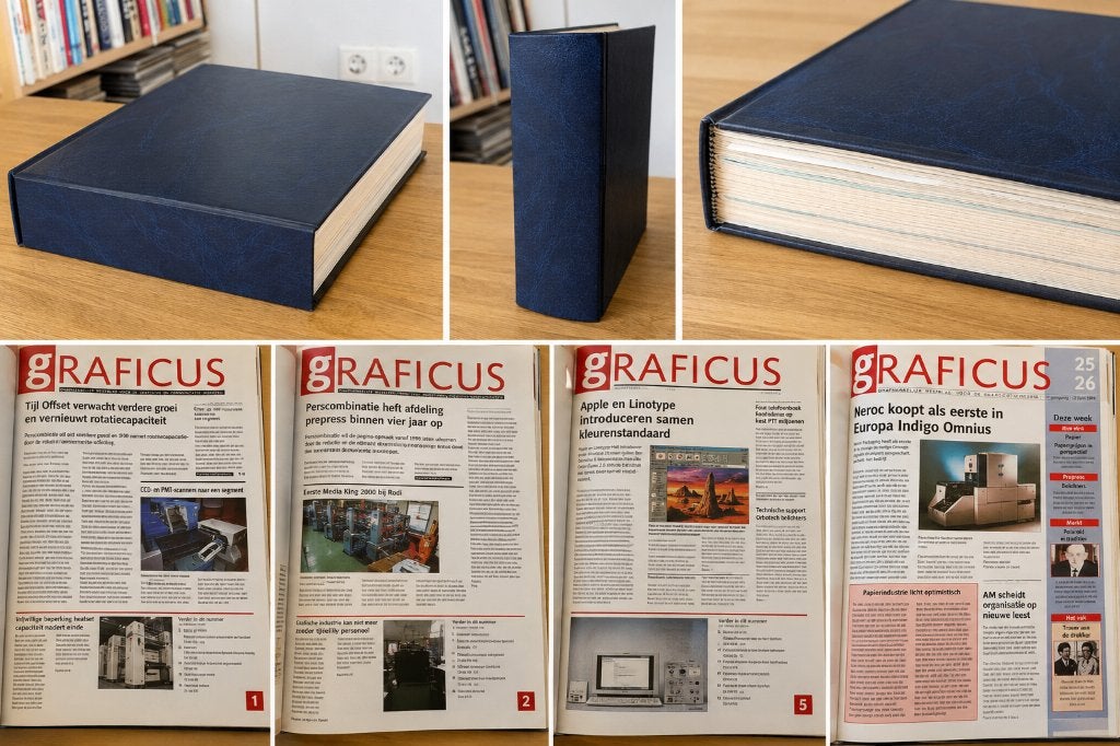 Graficus 1995 – ingebonden nummers – grafische industrie, Ophalen of Verzenden, Gelezen, Overige typen