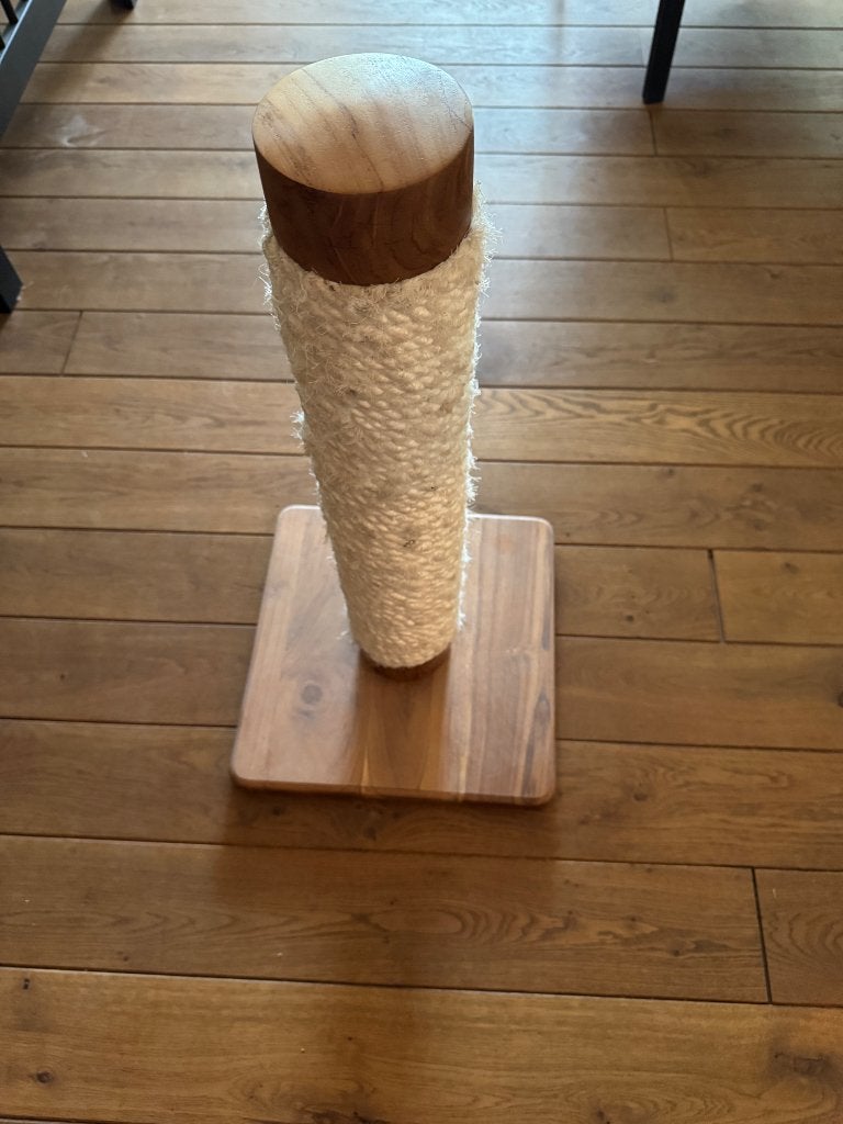 Krabpaal hout met dik touw, Dieren en Toebehoren, Ophalen, Nieuw, Krabpaal