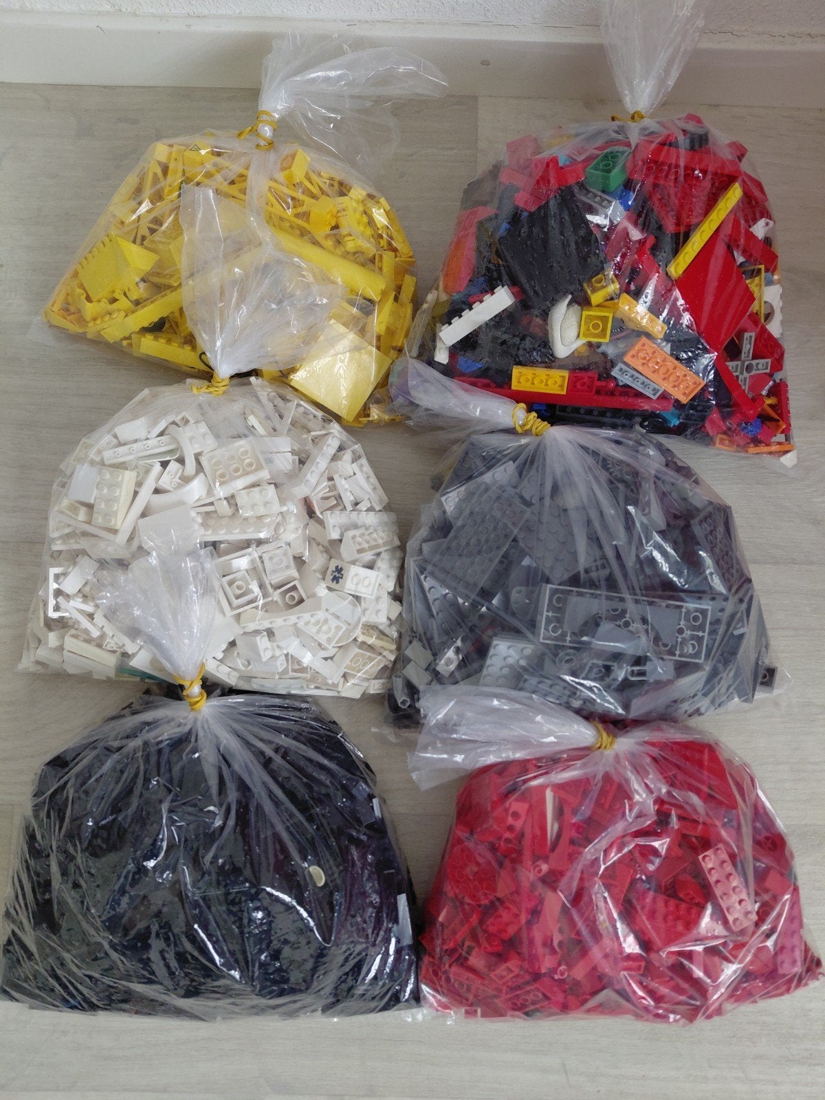 4 KILO LEGO BANDEN bouwstenen in diverse kleuren, Ophalen of Verzenden, Gebruikt