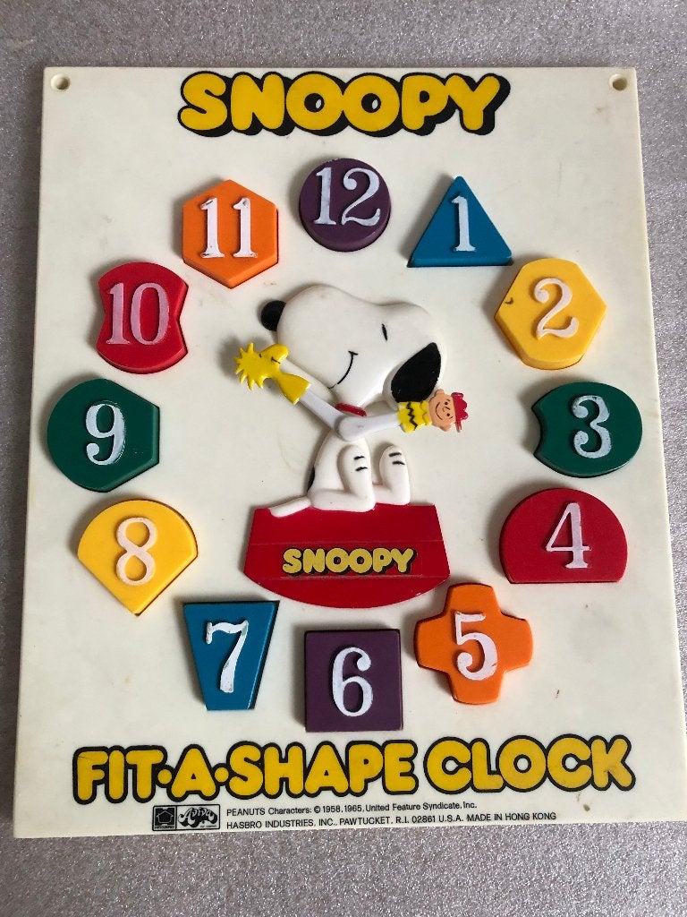 FIT.A.SHAPE CLOCK SNOOPY 1958/1965, Ophalen of Verzenden, Gebruikt