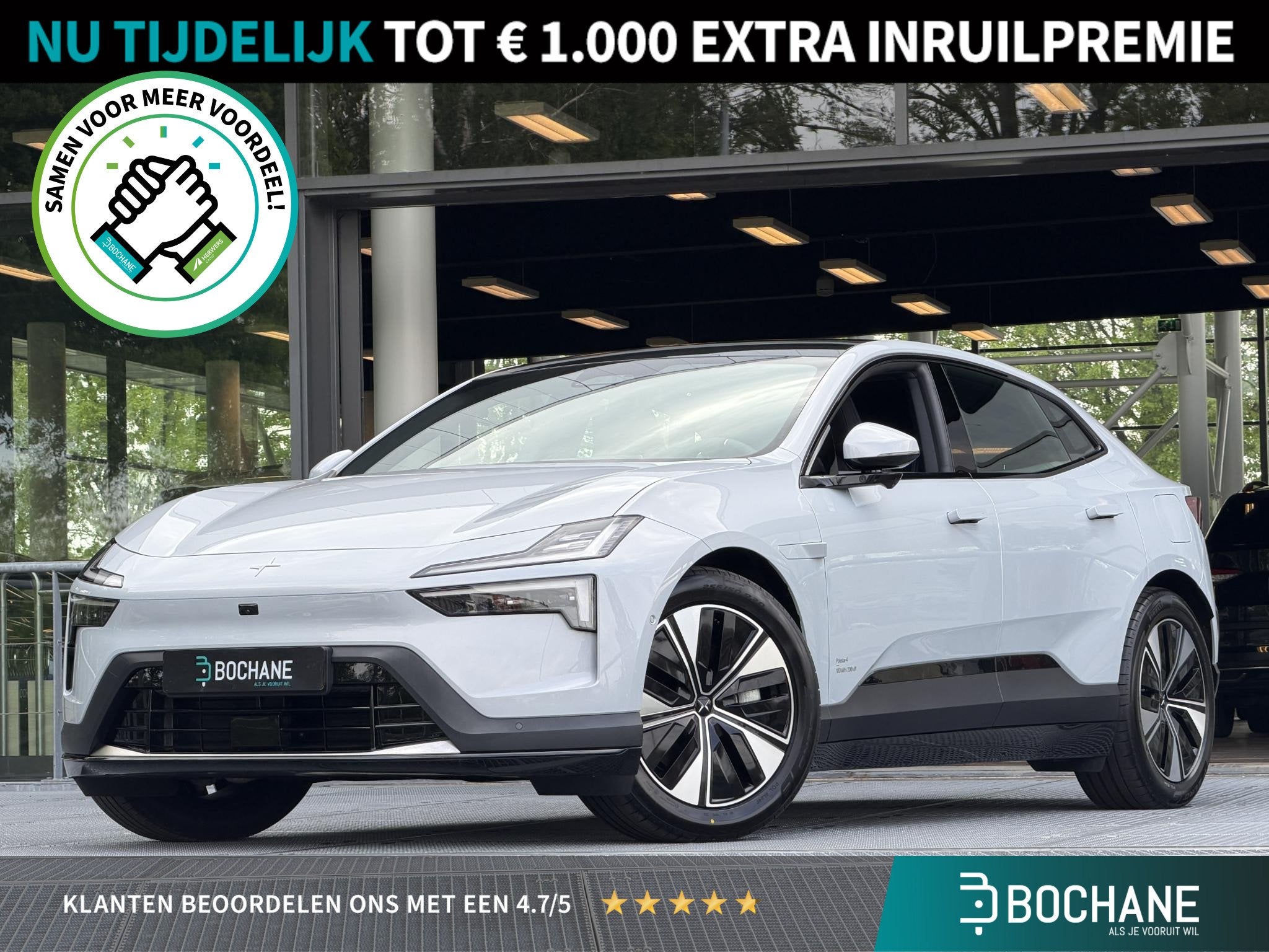 Polestar 4 Long Range Single motor 100 kWh 272PK | SOH 99,7%, Auto's, Automaat, 660 min, Achterwielaandrijving, 100 kWh
