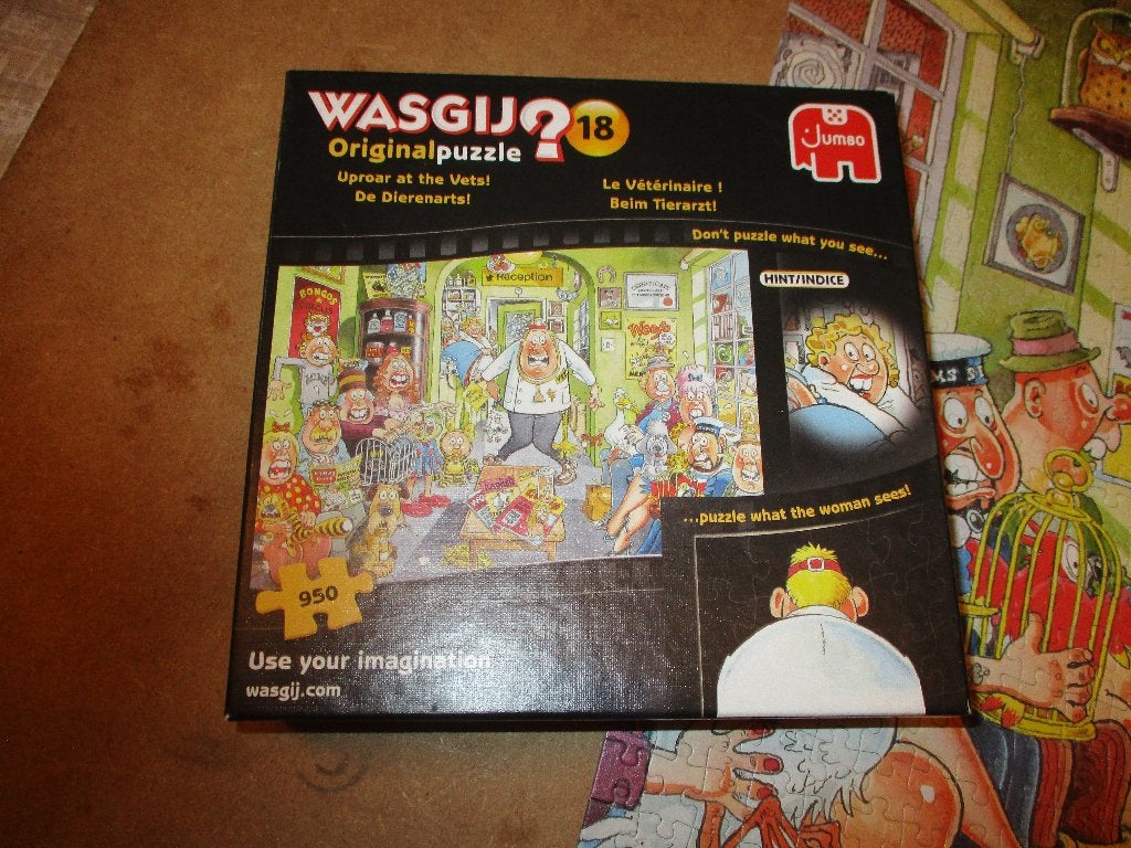 Jumbo Wasgij Orginal Puzzle no 18, Ophalen of Verzenden, 500 t/m 1500 stukjes, Zo goed als nieuw, Legpuzzel
