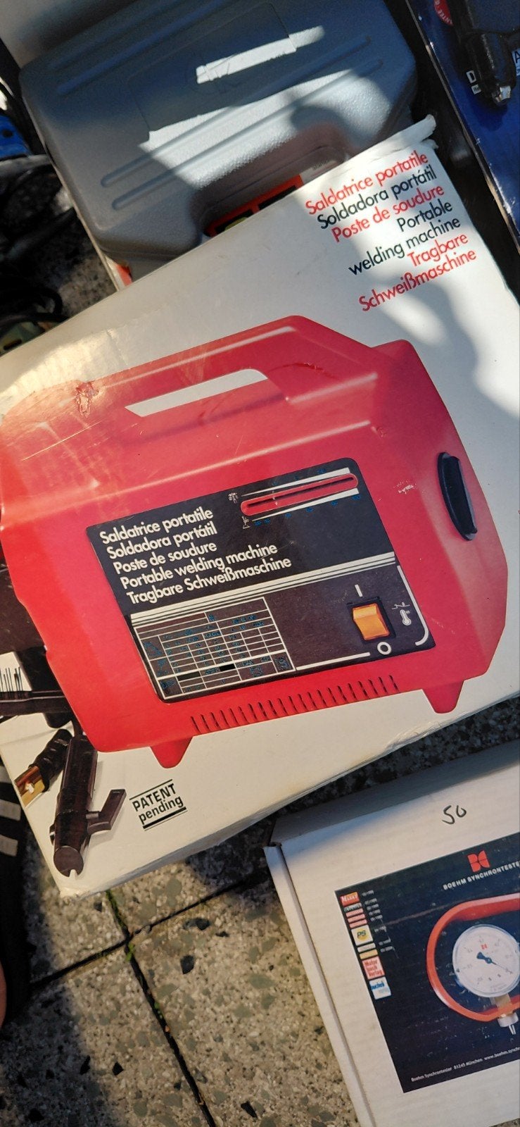 Draagbare lasmachine - Portable welding machine, Ophalen of Verzenden, Zo goed als nieuw, Minder dan 150 ampère, Elektroden