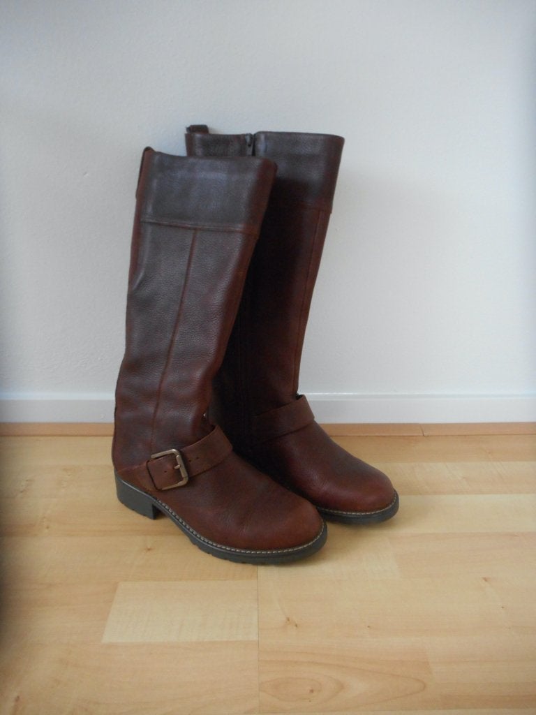 Laarzen van Clarks, maat 37,5, Hoge laarzen, Bruin, Ophalen of Verzenden, Zo goed als nieuw