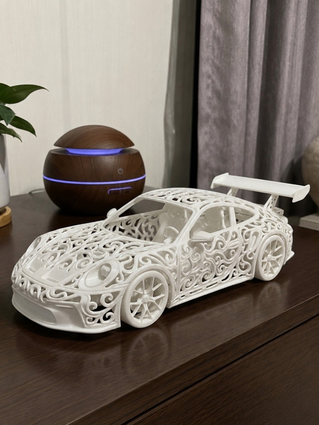 Unieke 3D geprinte Porsche modelauto, Hobby en Vrije tijd, Overige merken, 1:50 of kleiner, Auto, Nieuw