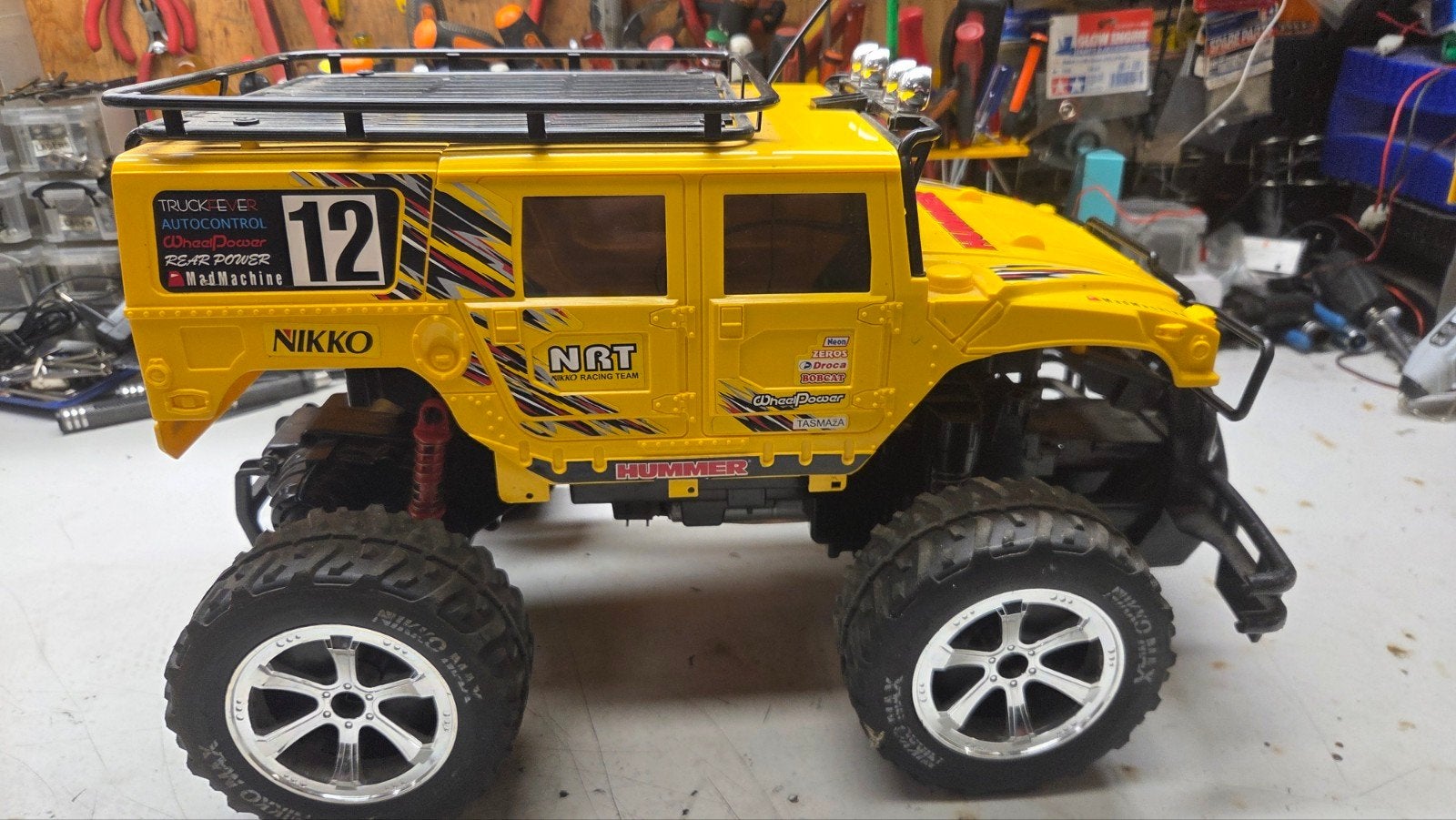 Te koop zeer mooie nikko hummer, Elektro, Auto offroad, Ophalen of Verzenden, Zo goed als nieuw