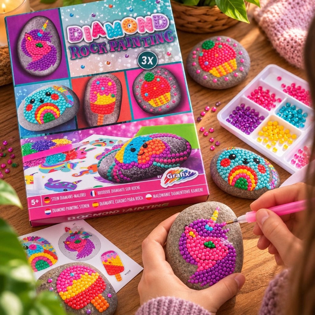 Diamond Painting Stenen Versieren – Complete DIY-kit 3 Stene, Hobby en Vrije tijd, D, Nieuw, Schilderen op nummer, Ophalen of Verzenden