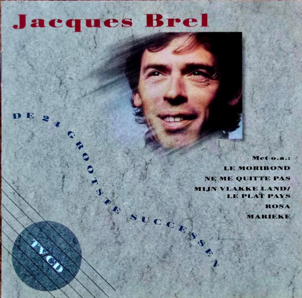Jacques Brel: De 24 Grootste Successen - 1 CD, Cd's en Dvd's, Cd's | Franstalig, Gebruikt, Ophalen of Verzenden