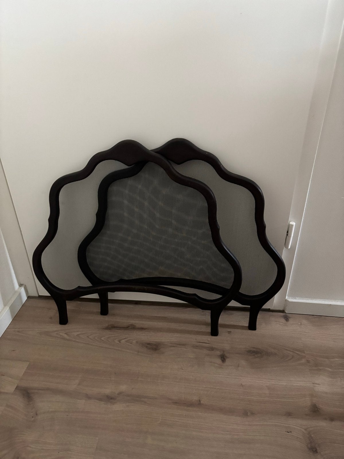 Set van 2 decoratieve houten raamschermen, Ophalen of Verzenden