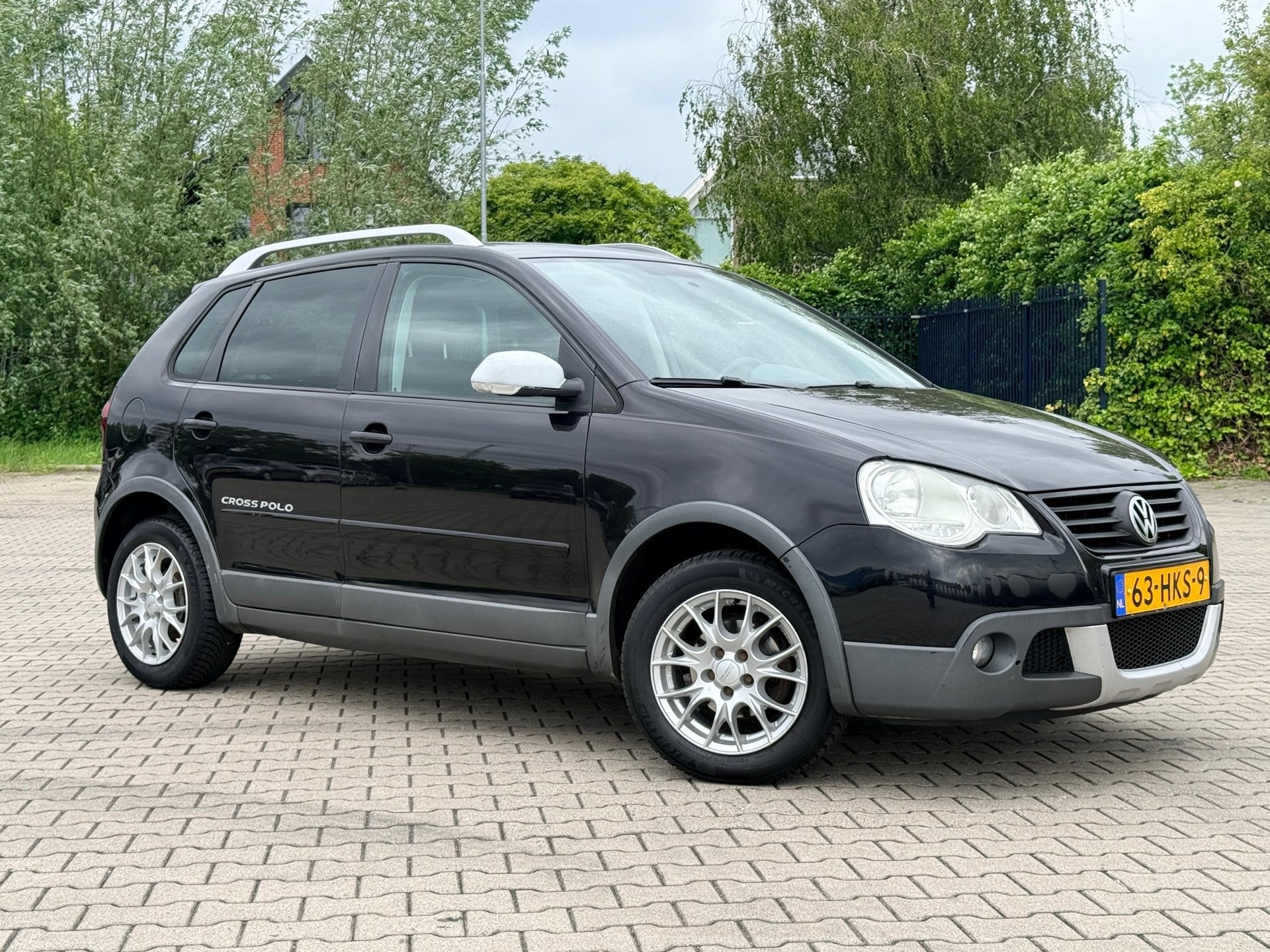 Volkswagen Polo 1.4-16V Cross, Gebruikt, Zwart, Origineel Nederlands, Bedrijf