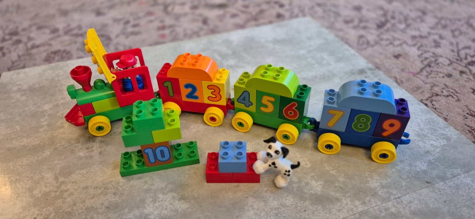 LEGO DUPLO 10558 Getallentrein - Compleet (Zonder doos), Ophalen of Verzenden, Gebruikt, Overige merken