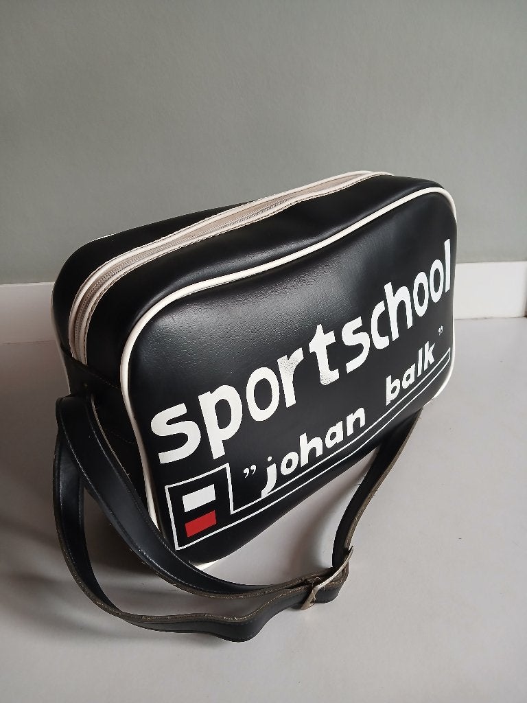 Sporttas Sportschool Johan Balk - Vintage jaren 60-70, Ophalen of Verzenden, Gebruikt, Unisex volwassen
