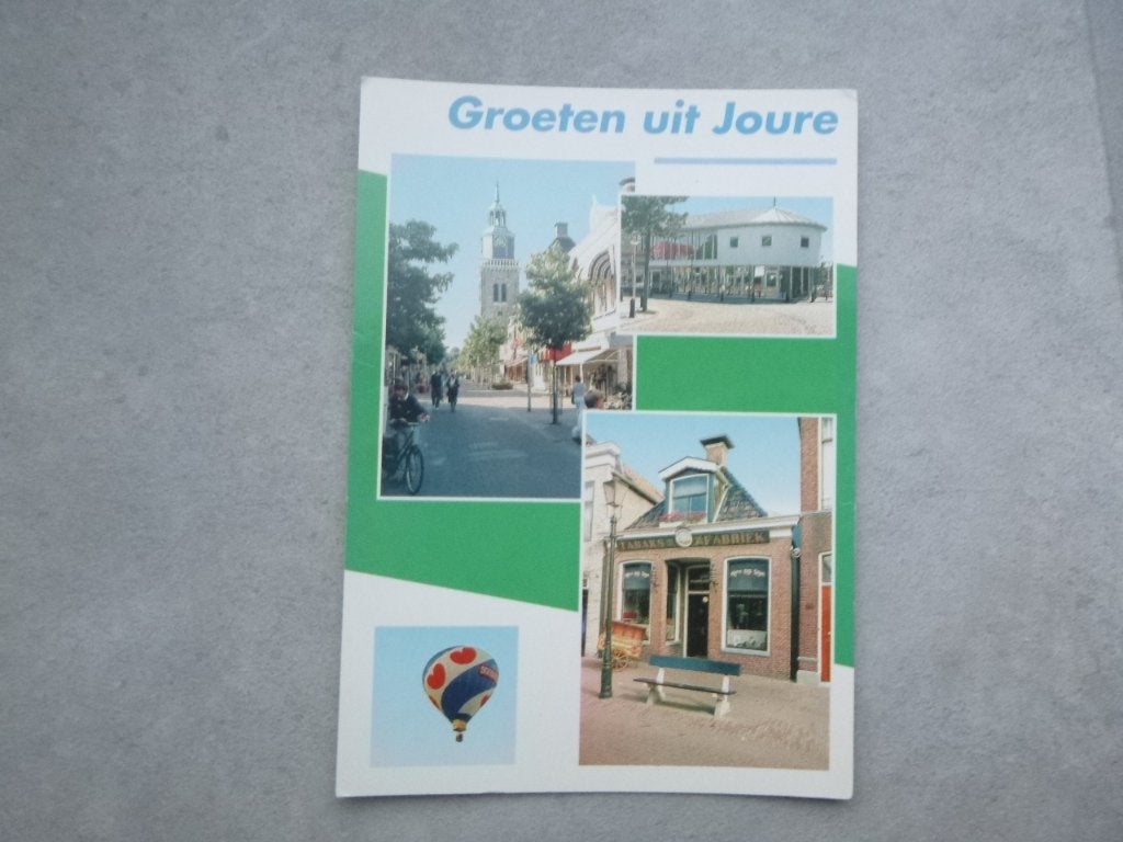 Joure, groeten uit, luchtballon, Verzenden, 1980 tot heden, Gelopen, Noord-Brabant
