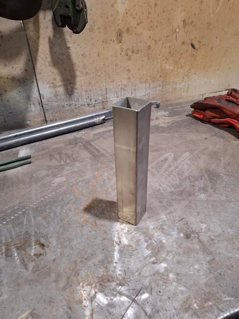 Rvs kokers 50x50x2mm, Ophalen of Verzenden, Overige metalen