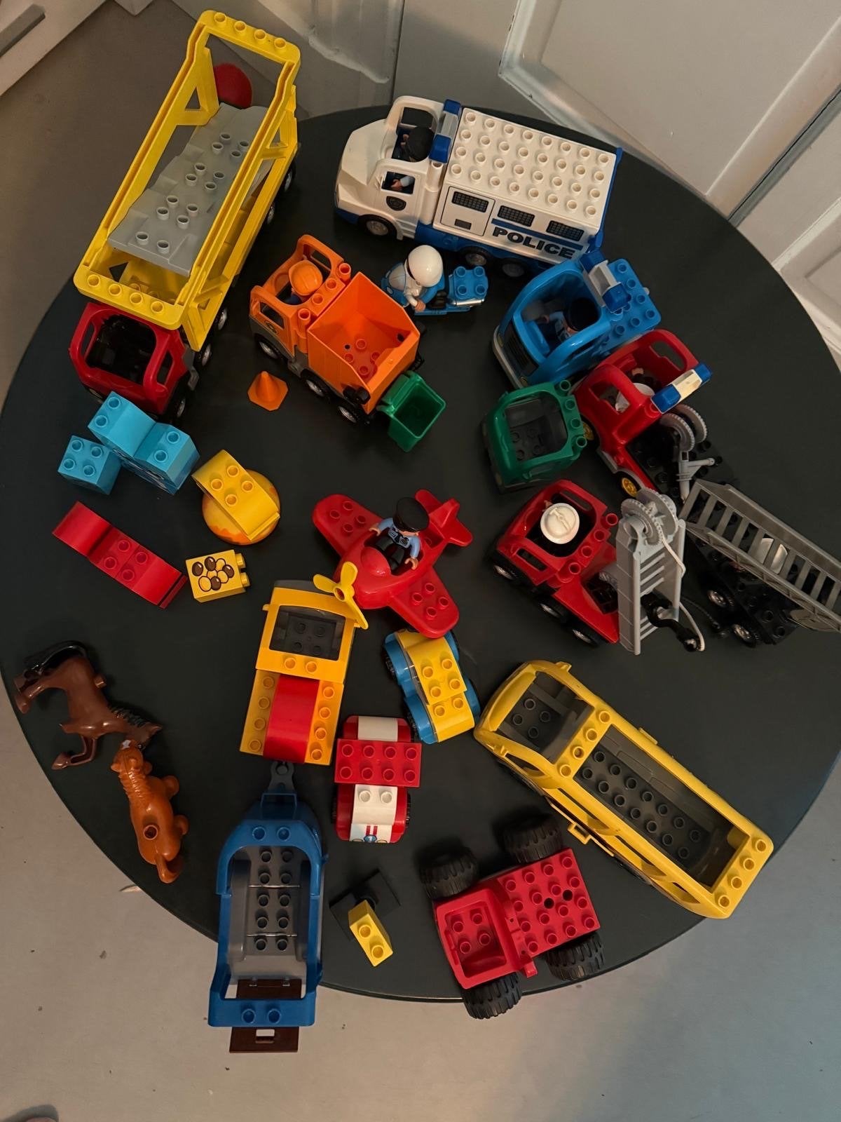 Grote collectie Duplo voertuigen en figuren, Ophalen, Gebruikt, Overige merken