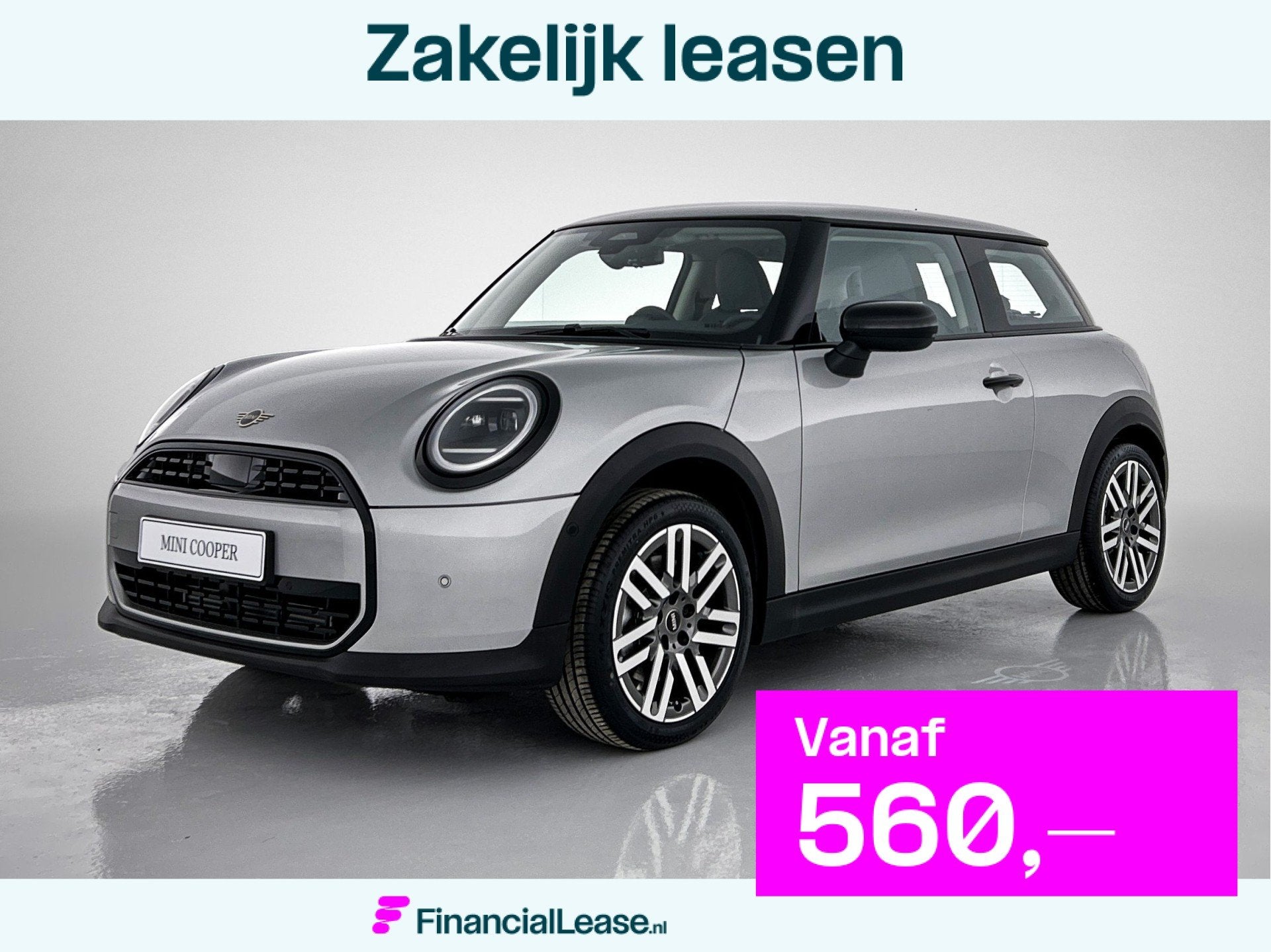 MINI 3-deurs Hatchback Cooper C Automaat / Classic / Pakket, Auto's, Mini, Bedrijf, Lease, Financial lease, Cooper, Alarm, Digitale radio-ontvangst