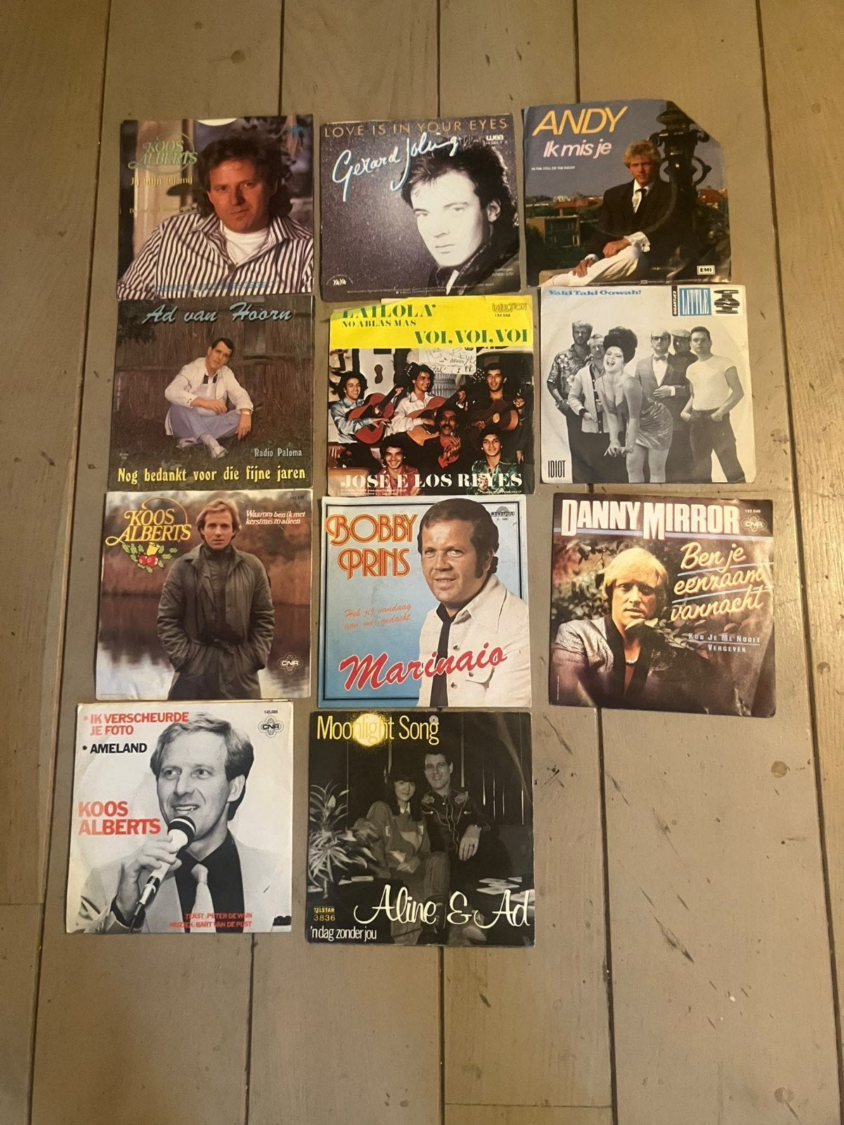 Diverse Nederlandse Pop/Schlager LP's en Singles, LP, Gebruikt, Pop, Ophalen of Verzenden